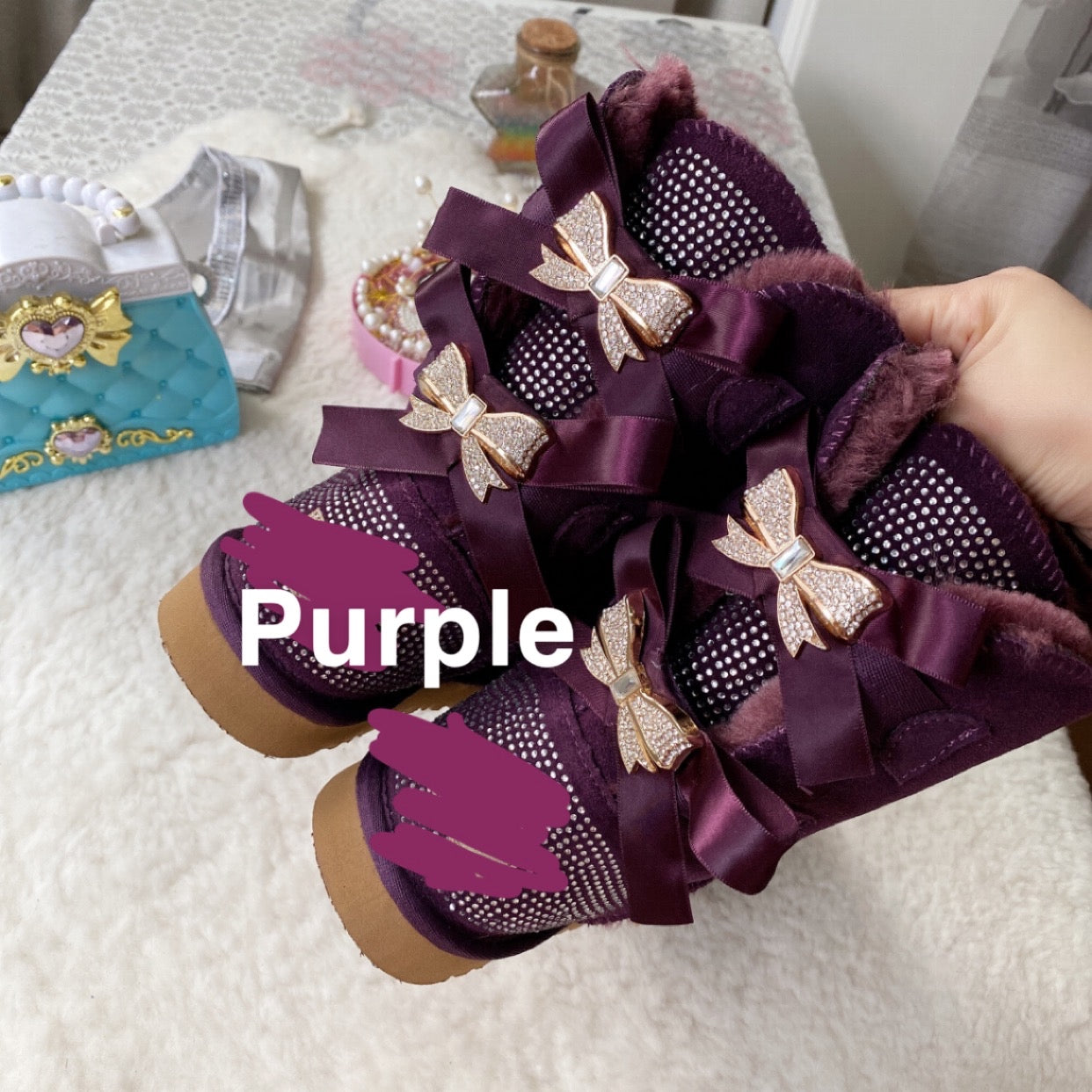 TODDLER/ KIDS Bling Boots PRE-ORDER (Before Christmas) Size 5.5C - 8.5