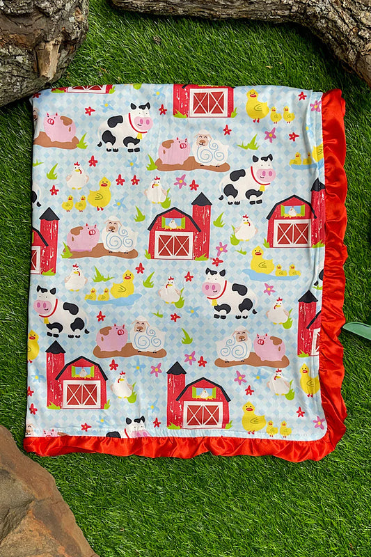 Baby Blanket - Mink Red Farm