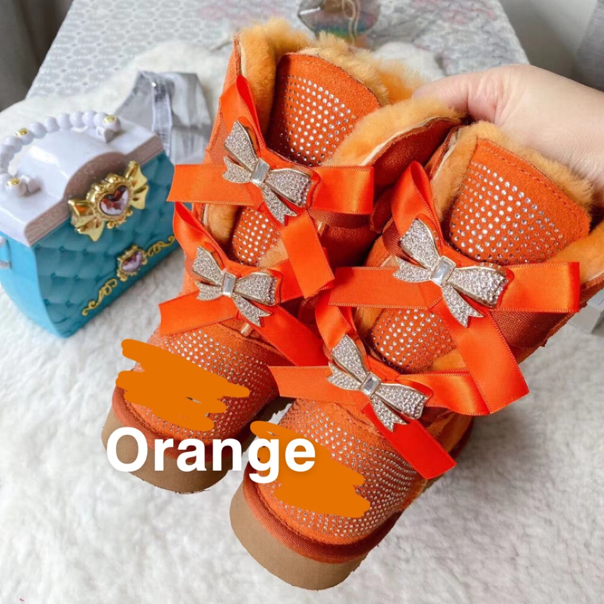 TODDLER/ KIDS  Bling Boots PRE-ORDER (Before Christmas) Size 5.5C - 8.5