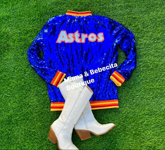 Astros Sequin Jacket (PRE-ORDER)