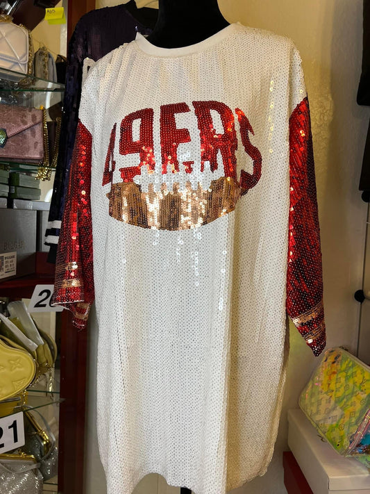 49ERS Sequin Dress (PRE-ORDER)