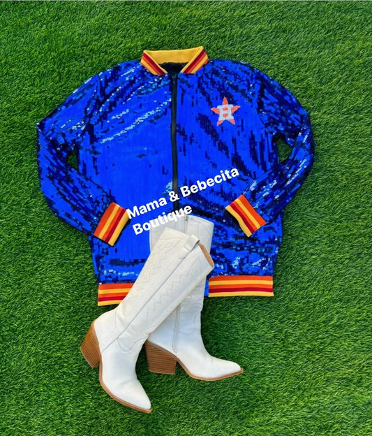 Astros Sequin Jacket (PRE-ORDER)