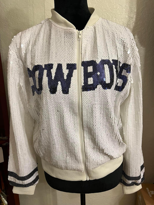 White Cowboys Sequin Jacket (Pre-Order)