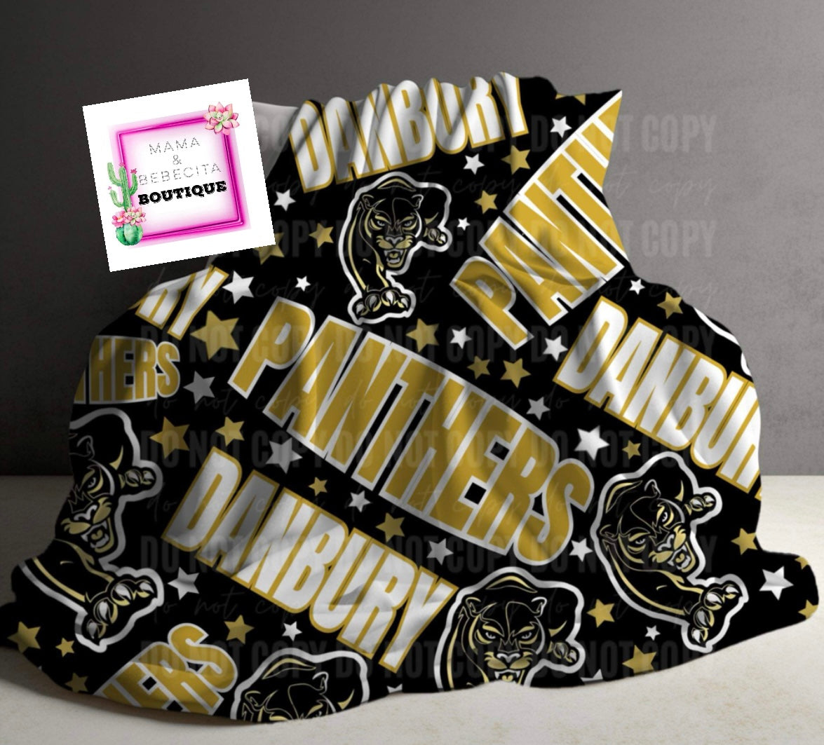 ❗️PRE-ORDER ❗️School Spirit Custom Blankets (2 SIZES TO CHOOSE FROM REFERENCE SIZE PREVIEW)