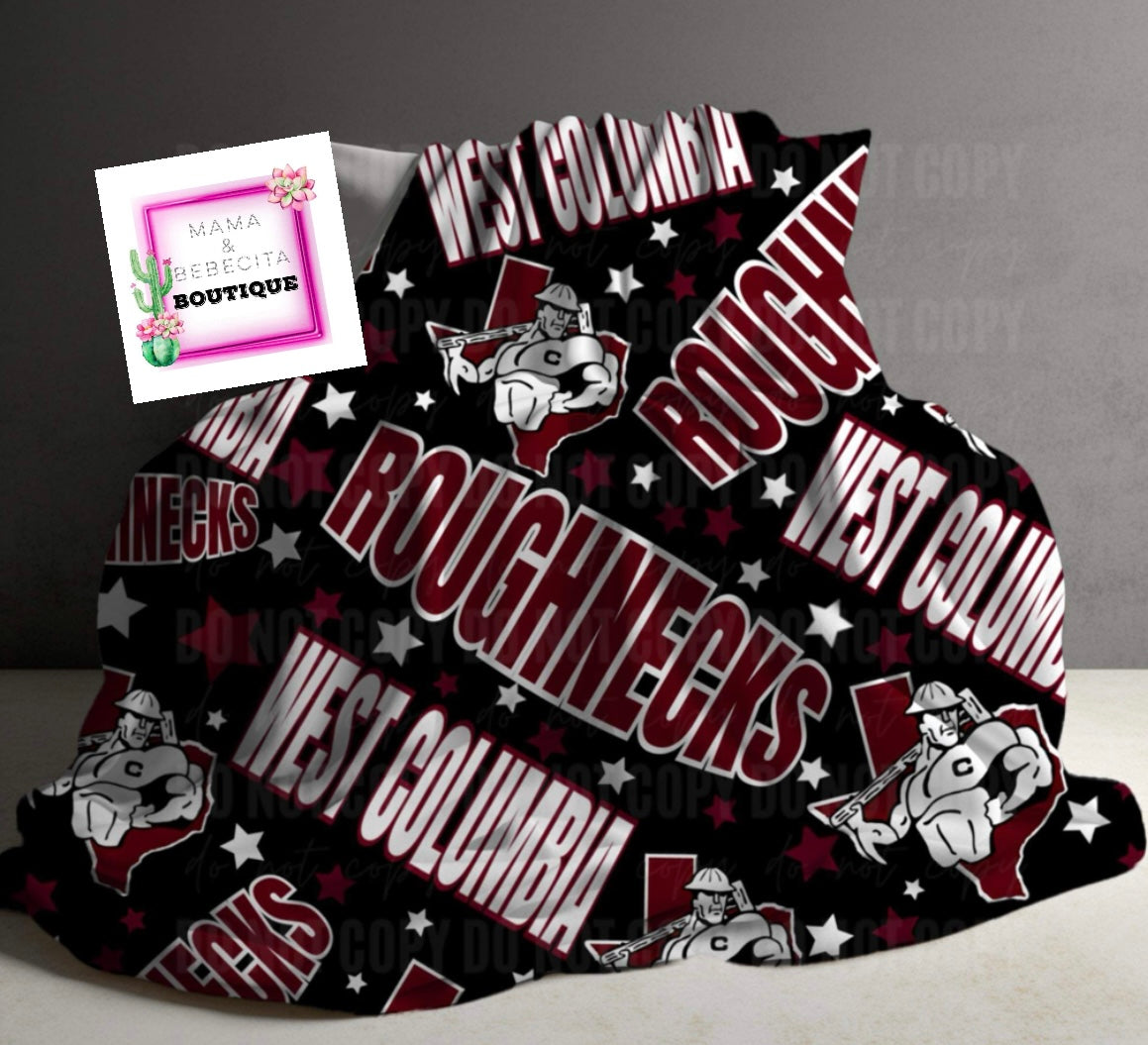 ❗️PRE-ORDER ❗️School Spirit Custom Blankets (2 SIZES TO CHOOSE FROM REFERENCE SIZE PREVIEW)