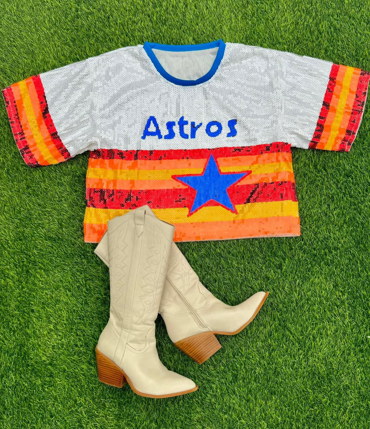 Astros Sequin Top (PRE-ORDER)