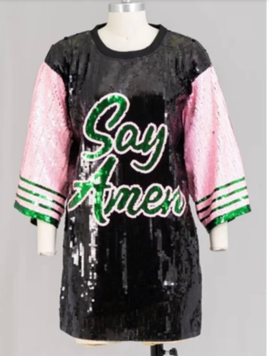 Say Amen Sequin Dress (PRE-ORDER)