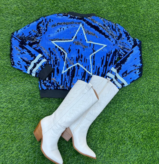 Dallas Cowboys Sequin Jacket (PRE-ORDER)