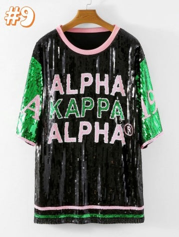 AKA & ALPHA KAPPA Sequin Dress (PRE-ORDER)