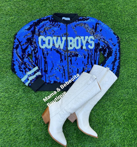 Dallas Cowboys Sequin Jacket (PRE-ORDER)