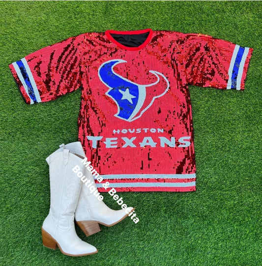 Texans Sequin Dress (PRE-ORDER)