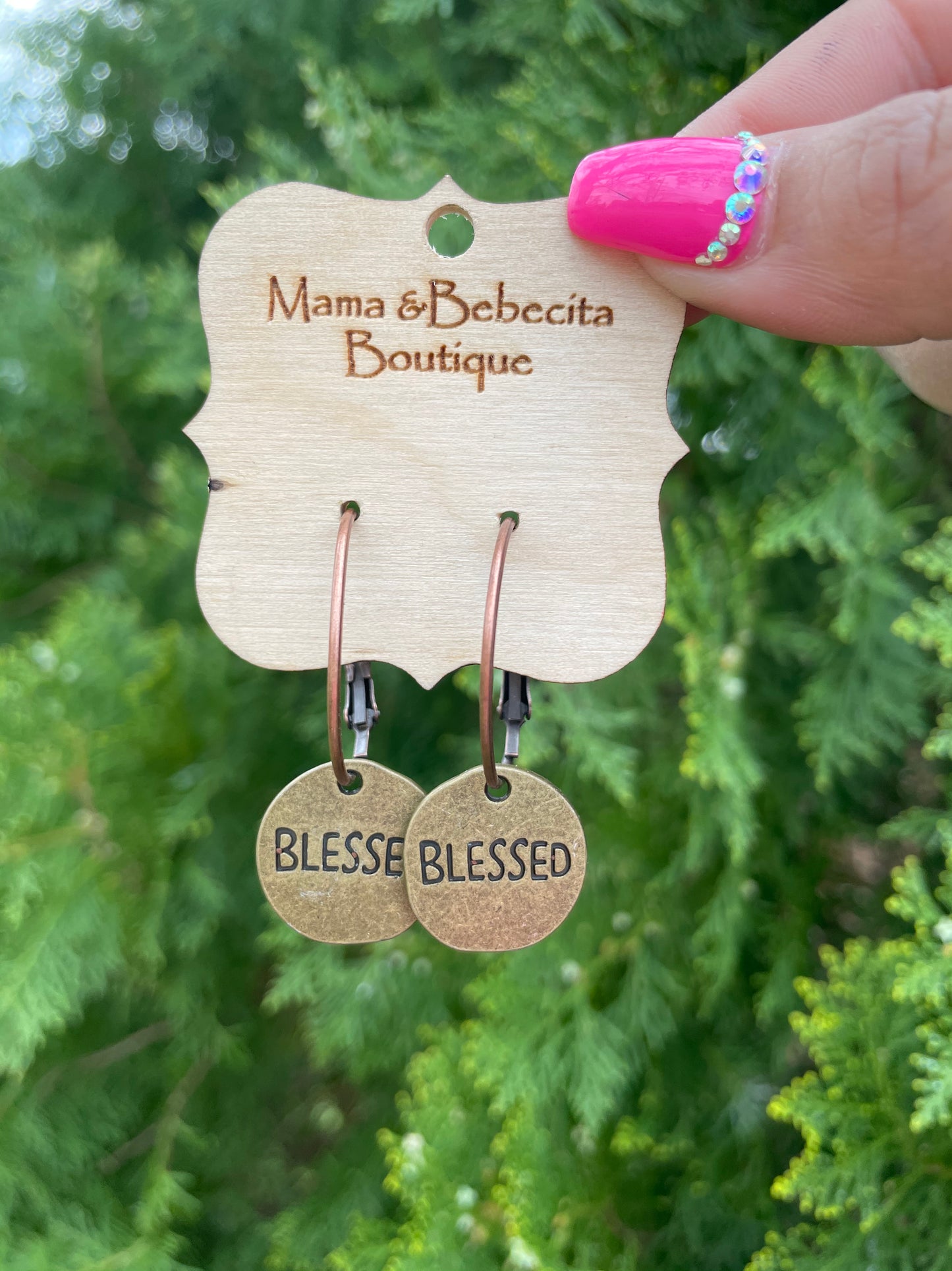 Earrings- Blessed