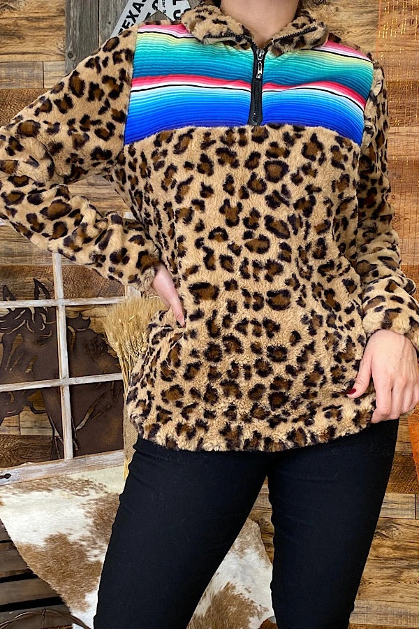 Cheetah pullover