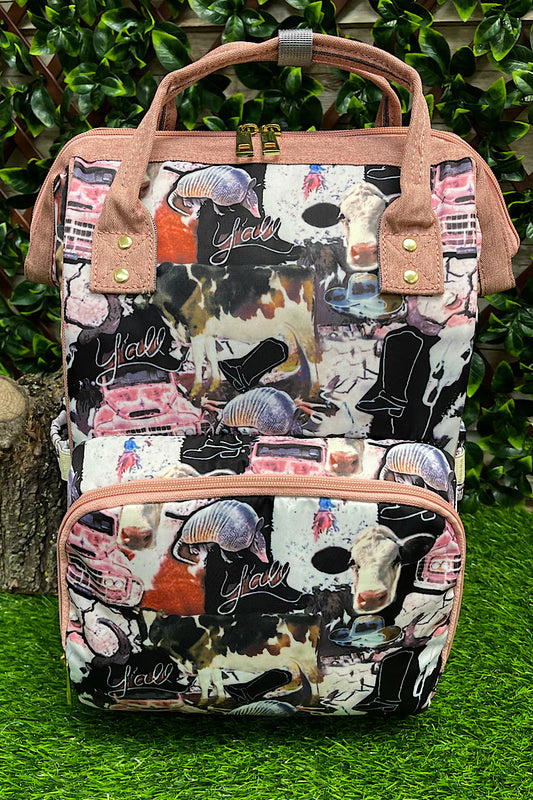 Texas Y’all Bottle Insulated Diaper Bag