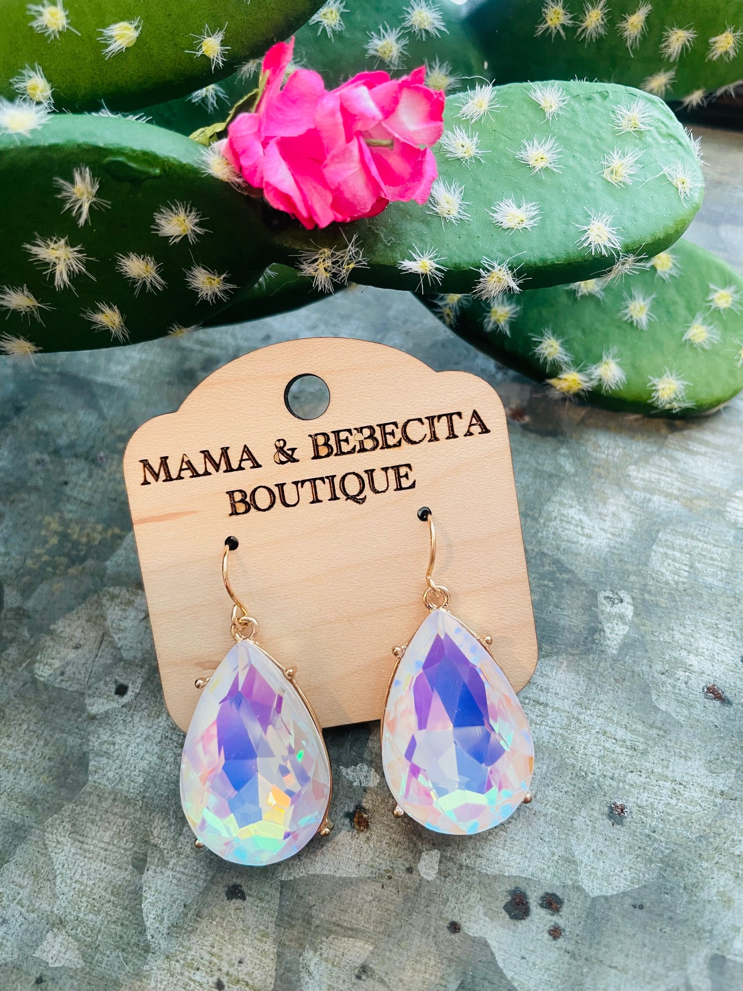 AB Tear drop Earrings