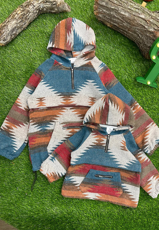 Mommy & Me Aztec Hoodie