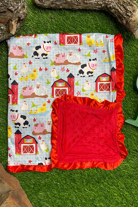 Baby Blanket - Mink Red Farm