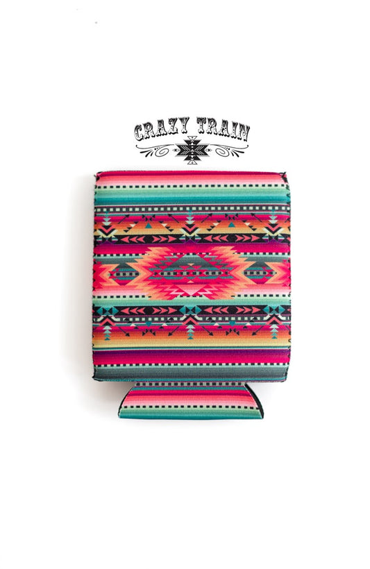 Colorful Serape Can Koozie