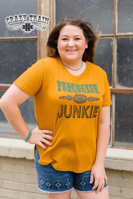 Turquoise Junkie Top