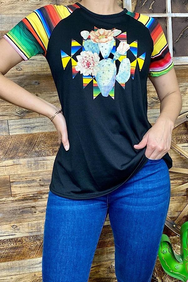 Cactus colorful top