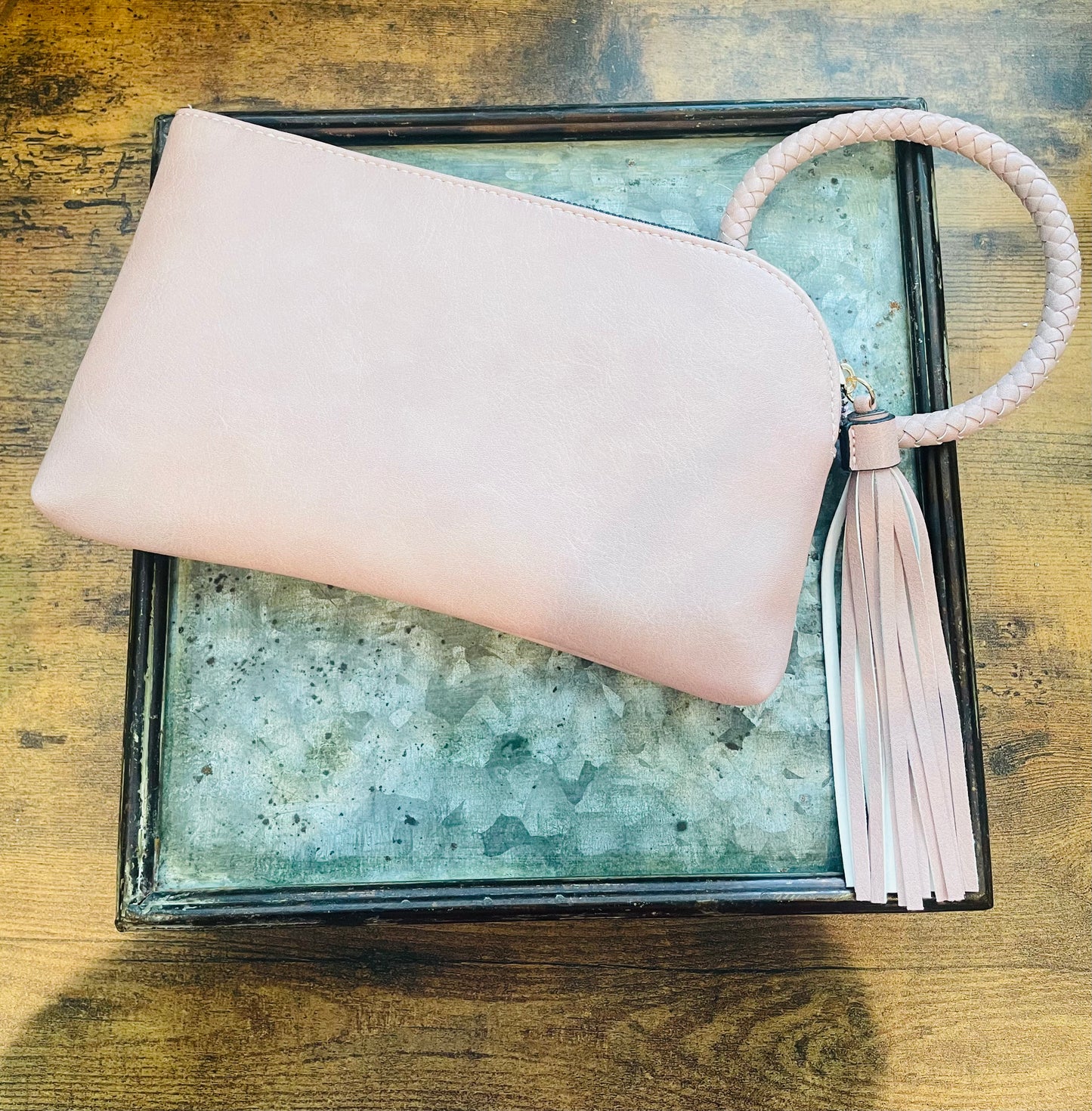 Blush Pink Wristlet