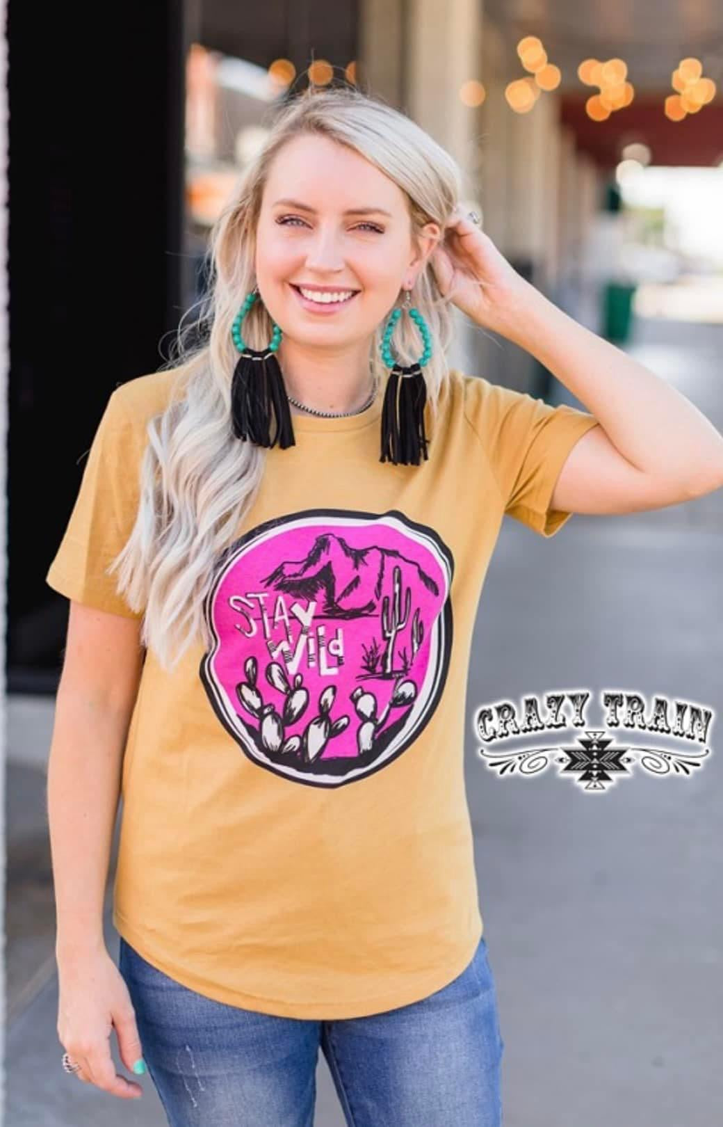 Mustard Stay Wild Tee