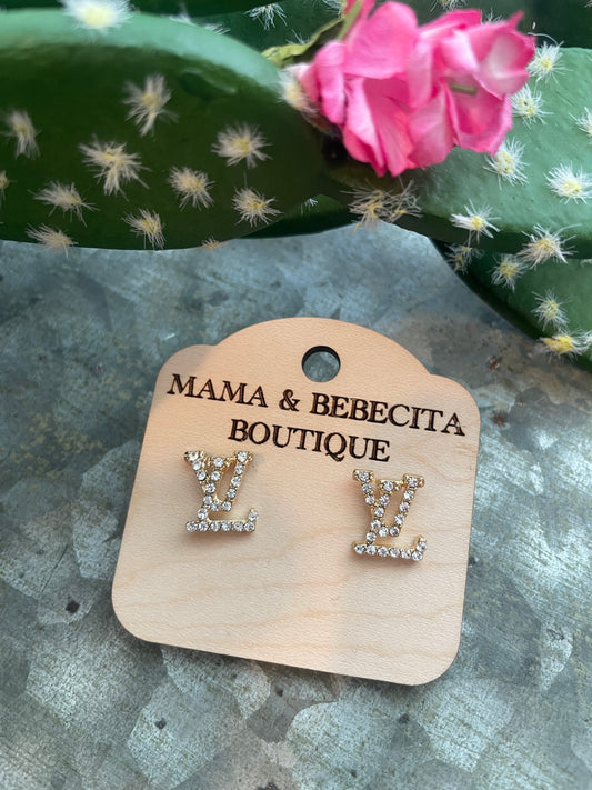 Gold Bling Earrings