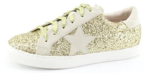 Gold Glitter Shoes