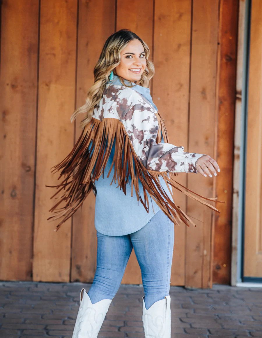Giddy On Up Button Up