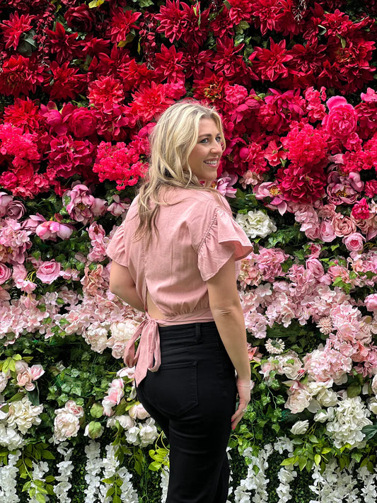 Pink Crop Top